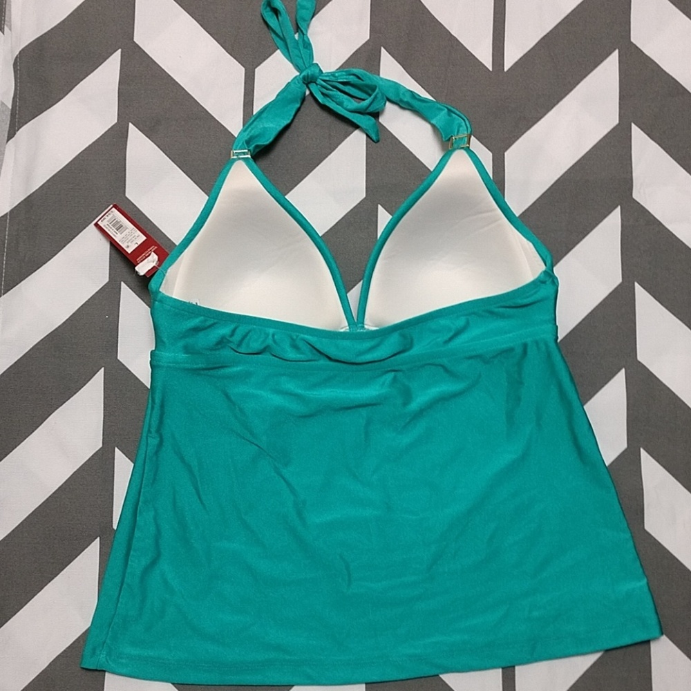 Mossimo teal swim tank, new with tags! - Picture 4 of 7